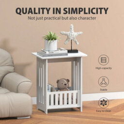 Small Bedside Table Cabinet Side End Coffee Tea Table - thumbnail 4