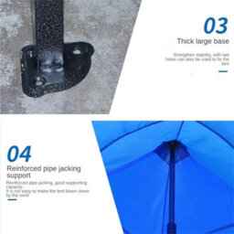 2X2M-Heavy Duty Metal Pop-Up Gazebo Waterproof Garden Party Marquee Canopy - thumbnail 4