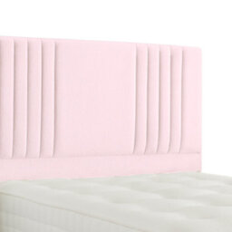 "Urban Textures Luxury 20"" High Milan Boucle Upholstered Bed Headboard - Pink" - thumbnail 1