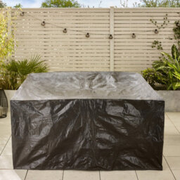 Furniturebox Barbados Rattan Garden Table & Chairs, 4 Seater Garden Dining Set,  Outdoor Table & Chairs, Grey Rattan Patio Set - thumbnail 8