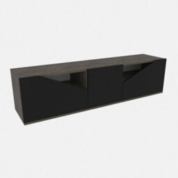 Decorotika Carson Tv Stand Tv Unit For Tv's Up To 72 Inch Wenge Anthracite - thumbnail 4