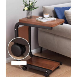 Side Table C Shaped For Sofa Coffee End Tables For Living Room Bedside Table New - thumbnail 6