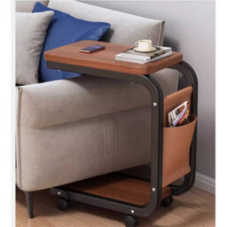 Side Table C Shaped For Sofa Coffee End Tables For Living Room Bedside Table New - thumbnail 5
