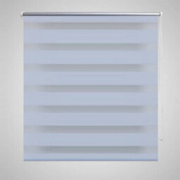 Berkfield Zebra Blind 120 X 175 Cm White - thumbnail 1