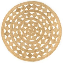 Berkfield Durable Handmade Rug Braided Jute 210 Cm - thumbnail 2