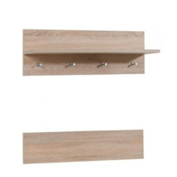 Hit Hallway Furniture Set Modern White Entryway With Wardrobe Shoe Cabinet Shelves And Mirror - thumbnail 4