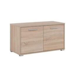 Hit Hallway Furniture Set Modern White Entryway With Wardrobe Shoe Cabinet Shelves And Mirror - thumbnail 3
