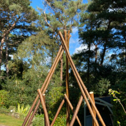 Selections Pair Of Expanding Willow Garden Obelisks (1.2M) Ideal For Climbing Plants - thumbnail 3