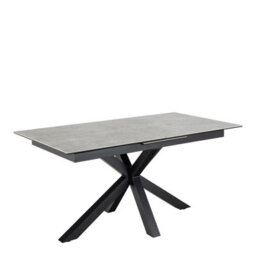 Furniture To Go Heaven Extendable Dining Table With Ceramic Grey Top (L) 210Cm Seats Up To 6 - thumbnail 1