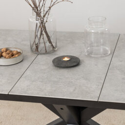 Furniture To Go Heaven Extendable Dining Table With Ceramic Grey Top (L) 210Cm Seats Up To 6 - thumbnail 8