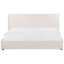 Beliani Ottoman Bed Velvet Lavaur 180 X 200 Cm (Eu Super King) Off-White - thumbnail 7