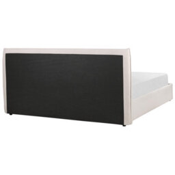 Beliani Ottoman Bed Velvet Lavaur 180 X 200 Cm (Eu Super King) Off-White - thumbnail 8