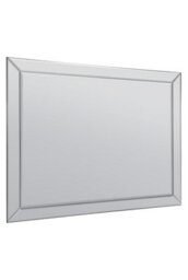 Mirroroutlet Horsley All Glass Modern Large Wall Mirror 137 X 107 Cm - thumbnail 5