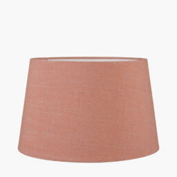 Pacific Lifestyle 50Cm Coral Linen Tapered Table Lampshade Modern Floor Lamp Shade