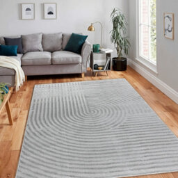 RugsX Carpet Balance 1921 Grey - Geometric, Structural, Glamour  120X170 Cm - thumbnail 5