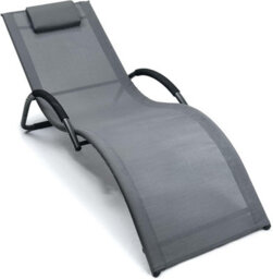 Jarder Nessa Lightweight Grey Sun Lounger - thumbnail 3