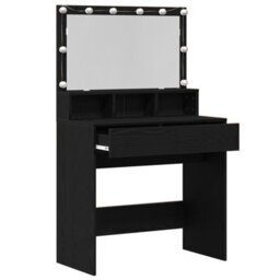 Walplus Dressing Table Black Oak 80 X 41 X 134.5 Cm Engineered Wood - thumbnail 5