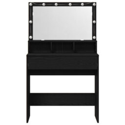 Walplus Dressing Table Black Oak 80 X 41 X 134.5 Cm Engineered Wood - thumbnail 6