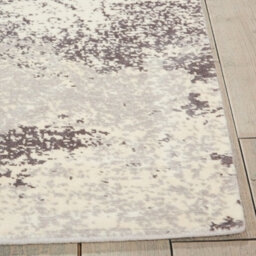 Grey Luxurious Modern  Abstract Viscose Wool Rug For Living Room, Bedroom - 168Cm X 244Cm - thumbnail 7