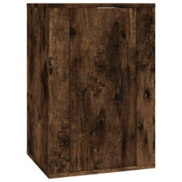 Berkfield 3 Piece Tv Cabinet Set Smoked Oak Engineered Wood - thumbnail 5