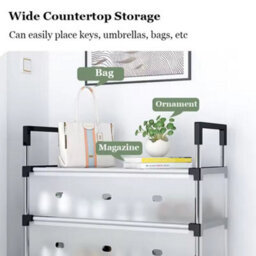 5/6/7 Tier Cabinet Storage Organiser Shoe Rack - thumbnail 6