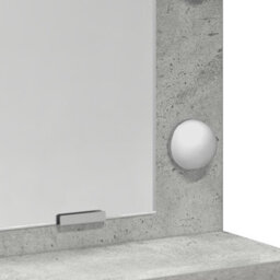 Walplus Dressing Table With Led Lights - Concrete Grey, 50 X 41 X 135 Cm - thumbnail 9