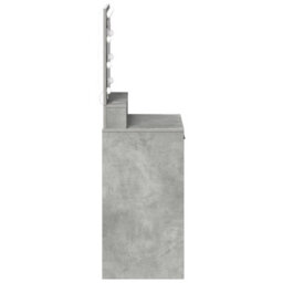 Walplus Dressing Table With Led Lights - Concrete Grey, 50 X 41 X 135 Cm - thumbnail 6