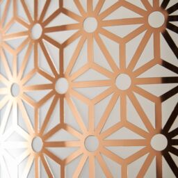 Inlight Hyperion Copper Effect Laser Cut Cylinder Light Shade (D)35Cm - thumbnail 3