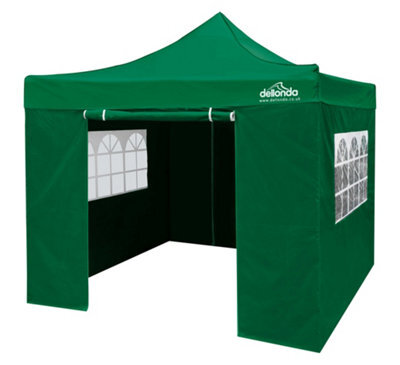 Dellonda Premium 3X3M Pop-Up Gazebo & Side Walls With Carry Bag, Stakes & Weight Bags - image 1