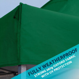 Dellonda Premium 3X3M Pop-Up Gazebo & Side Walls With Carry Bag, Stakes & Weight Bags - thumbnail 4