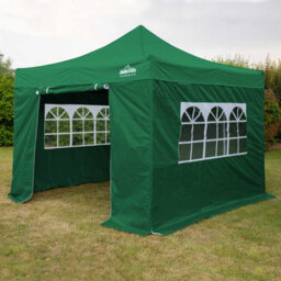 Dellonda Premium 3X3M Pop-Up Gazebo & Side Walls With Carry Bag, Stakes & Weight Bags - thumbnail 5