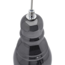 Long Life Lamps Company Smoke Grey Glass Ceiling Light Shade Pendant Chrome Modern Retro Vintage M0117 - thumbnail 5