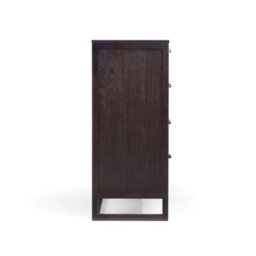 Teamson Home Hatteras Chest Of Drawers 4 Drawer Bedroom Dresser, Espresso - thumbnail 7