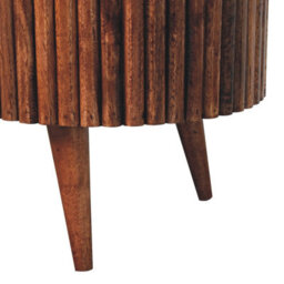 Artisan Furniture Solid Wood Honey Caramel Mokka Coffee Table, Lift-Top Concealed Storage, Dark Brown - thumbnail 8