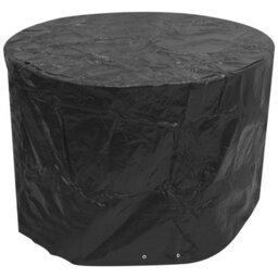 Woodside Black Small Round Waterproof Outdoor Garden Patio Set Furniture Cover - thumbnail 1