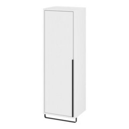 GoodHome Maza Slimline Matt White Bathroom Single Column Cabinet (H)115Cm (W)36Cm - thumbnail 1