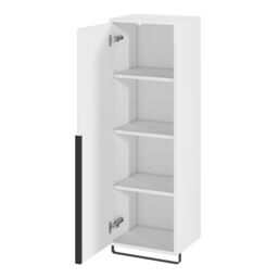 GoodHome Maza Slimline Matt White Bathroom Single Column Cabinet (H)115Cm (W)36Cm - thumbnail 2