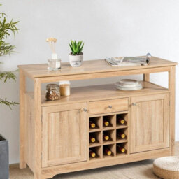 Kitchen Buffet Sideboard Rustic Cupboard Storage Organizer - thumbnail 3