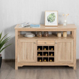 Kitchen Buffet Sideboard Rustic Cupboard Storage Organizer - thumbnail 5