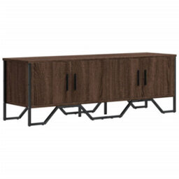 Berkfield Tv Cabinet Brown Oak 122X34X41 Cm Engineered Wood - thumbnail 2