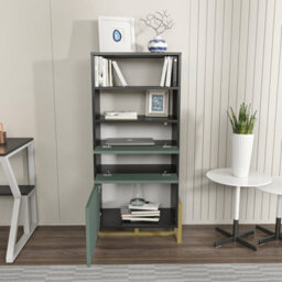 Decorotika - Utopia Bookcase Bookshelf Shelving Unit With 3 Cabinets And 2 Shelves - thumbnail 4