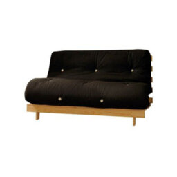 Comfy Living 4Ft Futon Set In Black - thumbnail 1