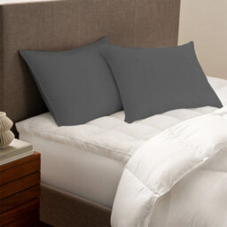 Ameha Pillowcase Pair Charcoal Microfiber Pillowcase-Envelope Closure Pillowcase, Machine Washable Bedding Pillow Cover 50X75Cm - thumbnail 8
