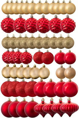 Christmas Tree World The Red & Gold Bauble 60Pc Base Set - image 1