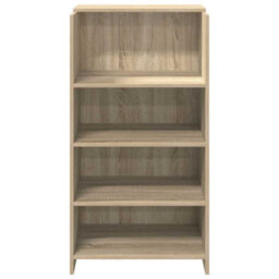 Berkfield Durable Reception Desk Sonoma Oak 55X50X103.5 Cm Engineered Wood - thumbnail 5