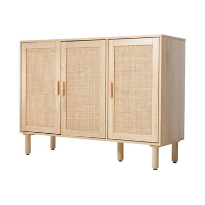 Living And Home Three-Door Wooden Sideboard Cabinet - image 1