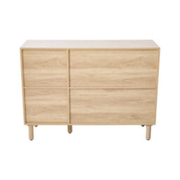 Living And Home Three-Door Wooden Sideboard Cabinet - thumbnail 4