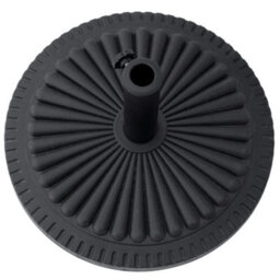Outsunny 14Kg Round Garden Parasol Base, Fits 35mm, 38mm, 48mm Pole - Black - thumbnail 8