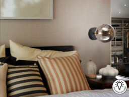 Luminosa Lighting Luminosa Dark Globe Wall Lights Black 1Xg9 400Lm - Uk Stock - thumbnail 2