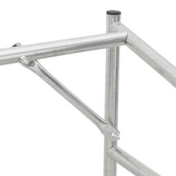 Walplus Vidaxl Firewood Rack With Rain Cover 100.5X80.5X110.5 Cm Galvanised Steel - thumbnail 9